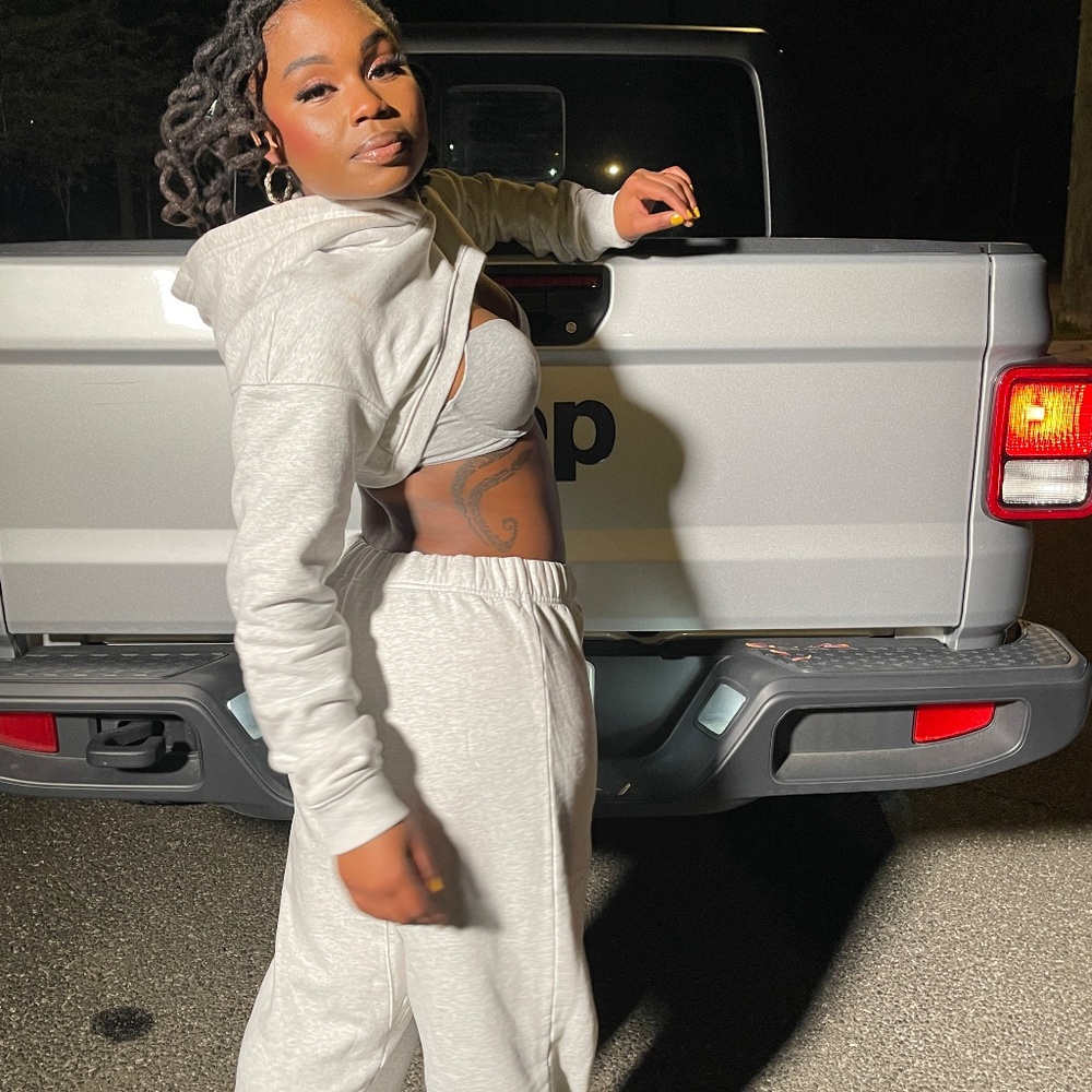 Fleece Heather Gray Joggers (Joggers Only) - Picture 5 of 10